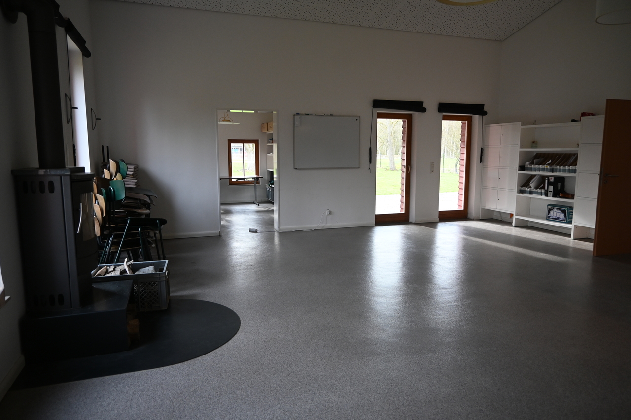 Whiteboard im großen Tagesraum