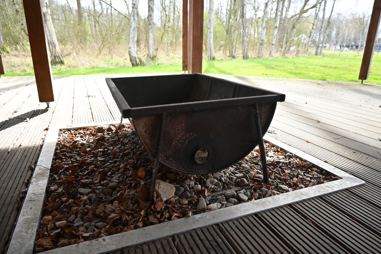 Feuerstelle im JEP der Villa M.